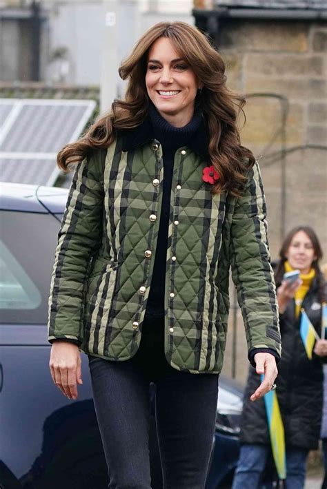 burberry quilted jacket kate middleton|princess kate in jacket.